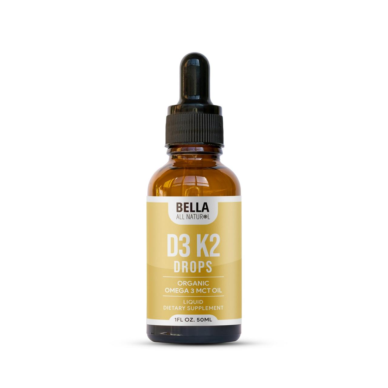 D3 K2 Drops Organic Omega 3 MCT Oil